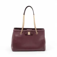 美品✨フェラガモ　ヴァラチェーン　ショルダーバッグ　キャンバス　レザー　肩掛け 楽天市場】美品 Salvatore Ferragamo サルヴァトーレ フェラガモ