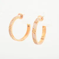 カルティエ ラブ パヴェ ダイヤ ピアス 750(PG) 8.8g AP117317｜中古