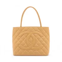 Chanel(シャネル)A14194ベージュキャビア シルバー 極美品 CHANEL シャネル マトラッセ25 Wフラップ Wチェーン