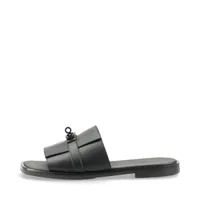 ★SO BLACK ケリー金具★【HERMES】サンダル ≪ガルリエル≫ ☆SO BLACK ケリー金具☆【HERMES】サンダル ≪ガルリエル≫