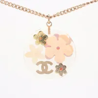 【煌めき☆高級感溢れる】CHANEL ネックレス フラワー 花柄 煌びやかな上品アイテム【CHANEL】フラワー モチーフ ネックレス