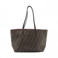 本物良品■フェンディ■ズッカキャンバス/ブラウンレザー/トートバッグハンドバッグ 楽天市場】FENDI フェンディ ズッカ柄 トートバッグ