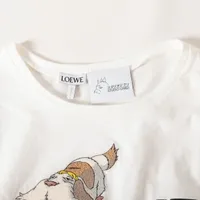 ロエベ×スタジオジブリ コットン Tシャツ M レディース ホワイト