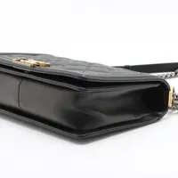 【極美品】シャネル ボーイシャネル28 ラージ レザー　ショルダーバッグ シャネル ボーイシャネル28 ラージ キャビアスキン チェーン