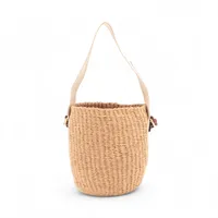 Chloeウッディスモール バスケットペーパー×レザー 2WAYショルダーバッグ