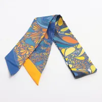 【美品】HERMES エルメス ツイリー メキシコの花 美品】HERMES エルメス ツイリー メキシコの花