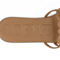 ロエベ ペタル レザー サンダル ロエベ LOEWE LOEWE サンダル PETAL ANAGRAM SLIDE LLSP465X08
