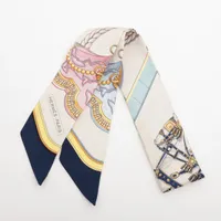 エルメス シルク アタレージュ ツイリー スカーフ HERMES エルメス Twilly Scarf ツイリー スカーフ シルク100
