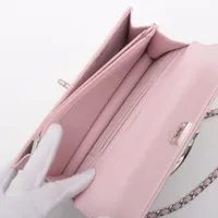 シャネル マトラッセ キャビアスキン チェーンウォレット トップ