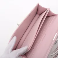 シャネル マトラッセ キャビアスキン チェーンウォレット トップ