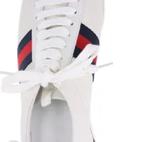 GUCCI グッチ　GGシマ　シェリーライン　ホワイト　レザースニーカー　白 GUCCI - グッチ スニーカー ホワイト シェリー ボスコ 501907 靴