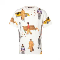 ヴィトン 19AW コットン Tシャツ M メンズ ホワイト RM192
