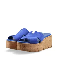 HERMES レジェンド アクアブルー スエード サンダル 翌日発送 【公式通販】