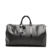 【寺内】 ルイヴィトン キーポル 50 黒 エピ M42962 LOUIS VUITTON - ルイヴィトン M42962 エピ キーポル50 50の通販