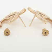 シャネル ココマーク ピアス(両耳用) ラインストーン ゴールド
