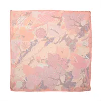 美品✨HERMES Dans un Jardin Anglais エルメス140 エルメス(HERMES)エルメス ショールカレ140 モスリン DANS UN JARDIN