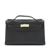 【大人カラーで格上げ♪】HERMES  ミニケリー ダブルツアー エルメス HERMES ミニケリー2 タッチ W刻 ブルーマリン/SV金具