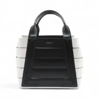 正規品　バレンシアガ　キャンパス　トートバッグ 人気☆BALENCIAGA Navy XS カバス ミニトートバッグ キャンバス