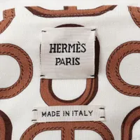 HERMES エルメス シェーヌダンクル ワイドカットコットンワンピース 38 HERMES エルメス ワンピース レディース ドレス ドロー