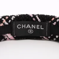シャネル　カチューシャ　ブラック CHANEL シャネル カチューシャ ブラック - メルカリ