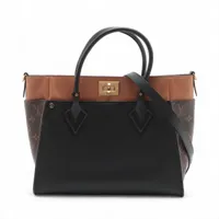 ヴィトン モノグラムxトリヨン オンマイサイド M53823 ブラックxブラウン