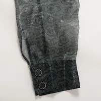 シャネル　シルク　トップス　ブラウス　36 ココマーク CHANEL - CHANEL ココマーク柄 シルク シャツブラウスの通販 by