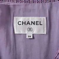 CHANEL - シャネル ニットセーター ココボタン レディース パープル 38【AFB21】 40803001366-5.jpg
