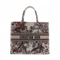 ディオール ブック トート キャンバス トートバッグ Dior - ディオール ブックトート トワル ド ジュイ トートバッグ