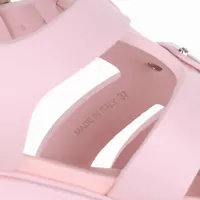 PRADA モノリス　ピンク サンダル PRADA - PRADA / プラダ | モノリス フォーム 三角ロゴプレート