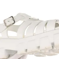 未使用　プラダ モノリス ラバー サンダル　37 PRADA - PRADA プラダ モノリス ラバーサンダル 37 24cm