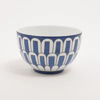 エルメス ブルーダイユール カップ&ソーサー 陶器 ブルー 底印「亀