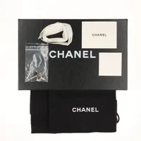 CHANEL★レザー切替 メタルココマーク メッシュ パンプス(361/2) CHANEL シャネル ココマーク レース レザー パンプス ハイヒール