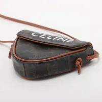 CELINE トライアングルバッグ 極美品】CELINE セリーヌ トライアングル ショルダーバッグ