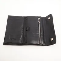 クロムハーツ ウェーブ ウォレット レザー インボイスアリ ブラック