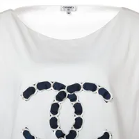 CHANEL◆ビジュー/ノースリーブカットソー/36/コットン/WHT/P43359V31383 Yahoo!オークション - CHANEL ビジュー/ノースリーブカットソー