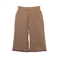 24新作 グッチ GG シルクツイル ショートパンツ 送料込】GUCCI プリント シルク ツイル ショートパンツ GG