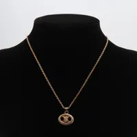 セリーヌ マカダム ネックレス GP ゴールド A3752899｜中古
