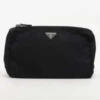プラダ テスート ナイロン ポーチ ブラック A3752952｜中古
