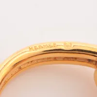 ❤活躍アイテムプレゼント❤スカーフリング アタメ ゴールド金具 エルメス 箱付き HERMES エルメス スカーフリング アタメ ゴールド - メルカリ