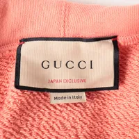 GUCCI(グッチ) パーカー サイズXXS XS レディース美品  - 615061 XJDSX ピンク 長袖/スパンコール/ビーズ GUCCI グッチ 615061 XJDBY THE NORTHFACE ノースフェイス 国内正規品