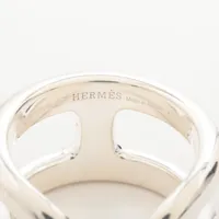 新品未使用 レア HERMES エルメス オスモズ リング PM 58 シルバー エルメス リング オスモズPM Osmose SV925シルバー リングサイズ