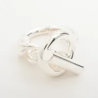 エルメス クロワゼット リング 53 925 15.2g シルバー A3753583｜中古