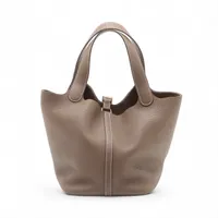 【HERMES】エルメス★ピコタンロック★P18★グレー HERMES エルメス ピコタン PICOTIN LOCK PM 18 ピコタンロック