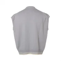 ディオール 24AW ウール ニットベスト M メンズ グレー