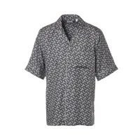 バーバリーシルクシャツ