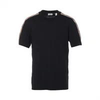 バーバリー ティッシ期 コットン Tシャツ L メンズ ブラック