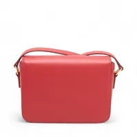 【CELINE】トリオンフ クラシック バッグ レッド セリーヌ/ショルダーバッグ/トリオンフ ミディアム/クラシック