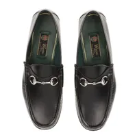 グッチ ホースビット レザー ローファー 9.5 メンズ ブラック