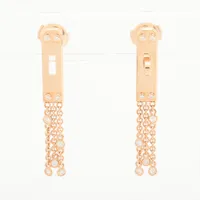 エルメス ケリー ガヴロッシュ ダイヤ ピアス 750(PG) 7.5g A3755141 
