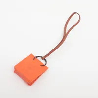 エルメス サック オランジュ アニョーミロ チャーム 刻印D HERMES - 未使用品△HERMES エルメス サックオランジュ フー